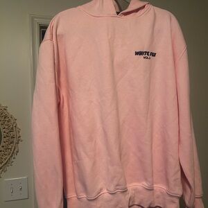 Pink white fox matching set
